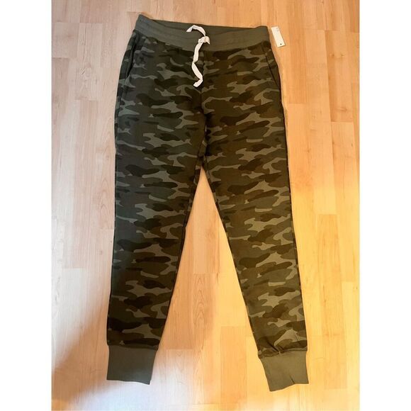 NEW Camoflauge French Terry Fleece Jogger Sweatpant XS - Picture 5 of 5